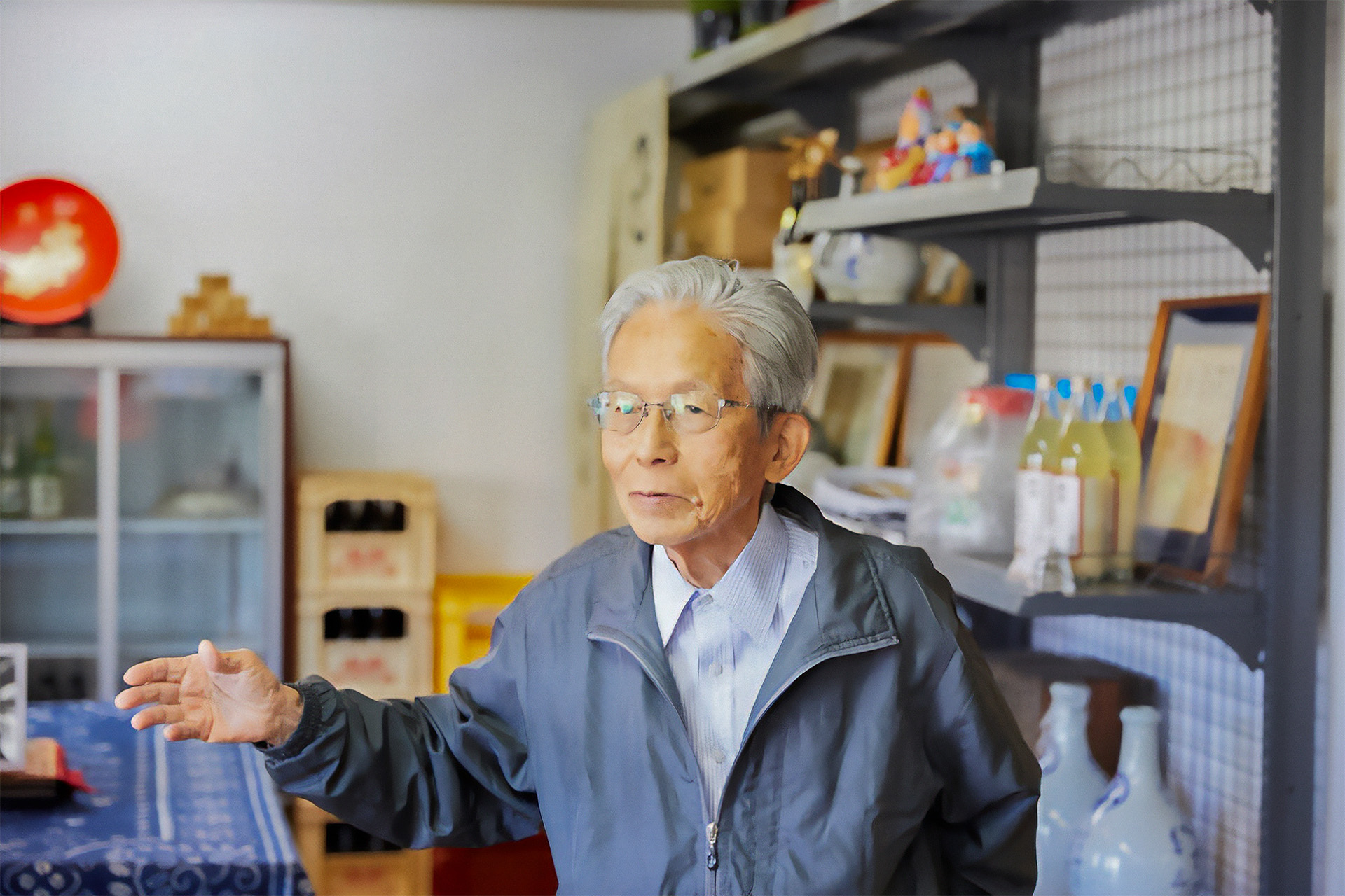 江戸時代創業の小栁酒造の小柳さん 